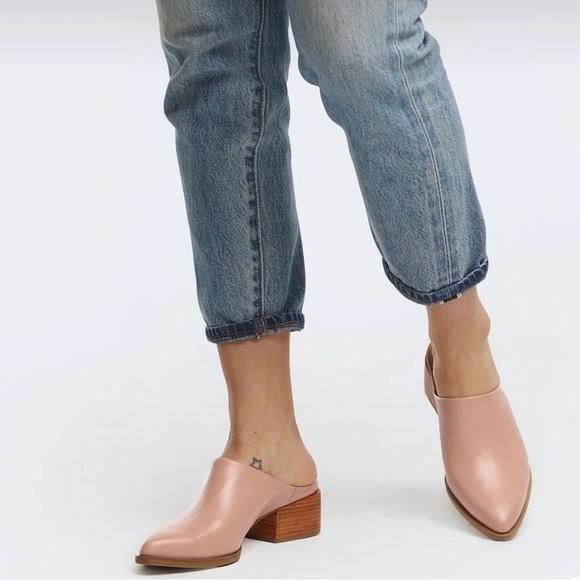 Able Leather Miriam Mules- White - Picture 2 of 7